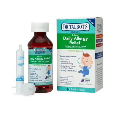 Alívio diário para alergias infantis homeopáticas do Dr. Talbot
