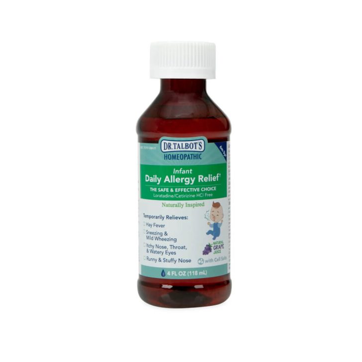 Alívio diário para alergias infantis homeopáticas do Dr. Talbot