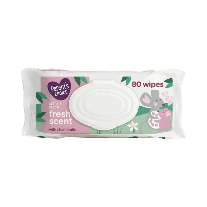 Lenços Umedecidos Parent's Choice Fresh Scent Baby, 900 Unidades (Selecione para Mais Opções)